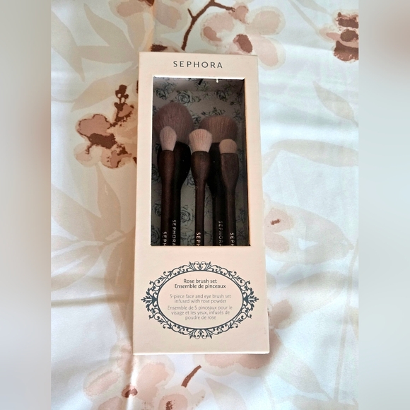 SEPHORA ROSE BRUSH 5-PC SET  - Picture 2 of 2